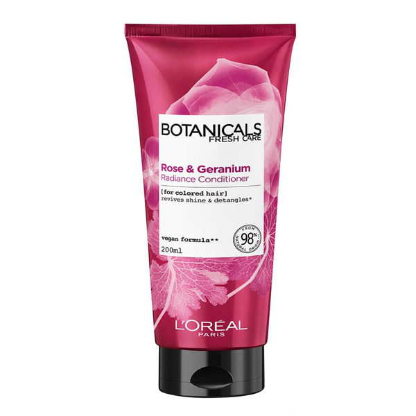 نرم کننده مو لورآل مدل Botanical Rose and Geranium حجم 200 میلی لیتر