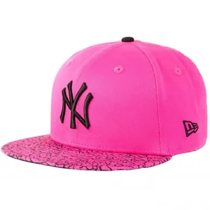 کلاه کپ زنانه نیو ارا مدل Crackled Bright NY Yankee