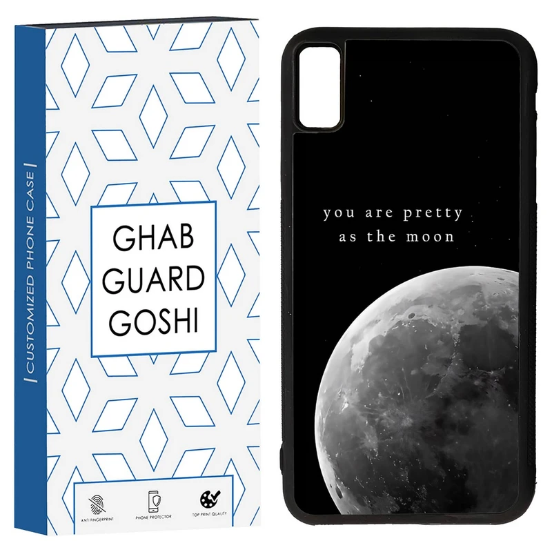 کاور قاب گارد گوشی طرح ماه کد TPU-079 مناسب برای گوشی موبایل اپل Iphone XS MAX/ Iphone X MAX