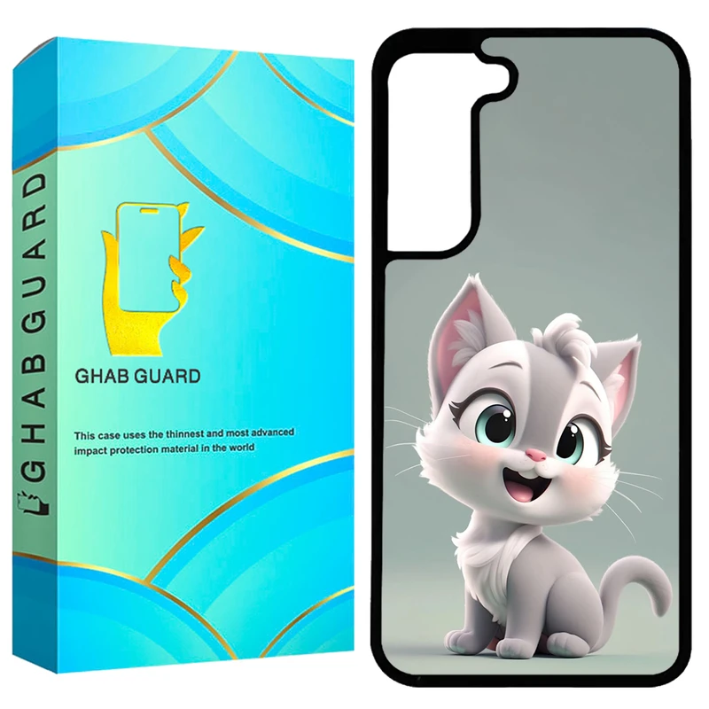 کاور قاب گارد طرح گربه مدل GCHPA21F مناسب برای گوشی موبایل سامسونگ Galaxy S21 FE 5G