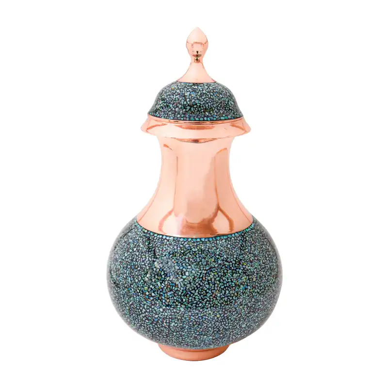 تنگ فیروزه کوبی مدل هنری کد Pear25p14