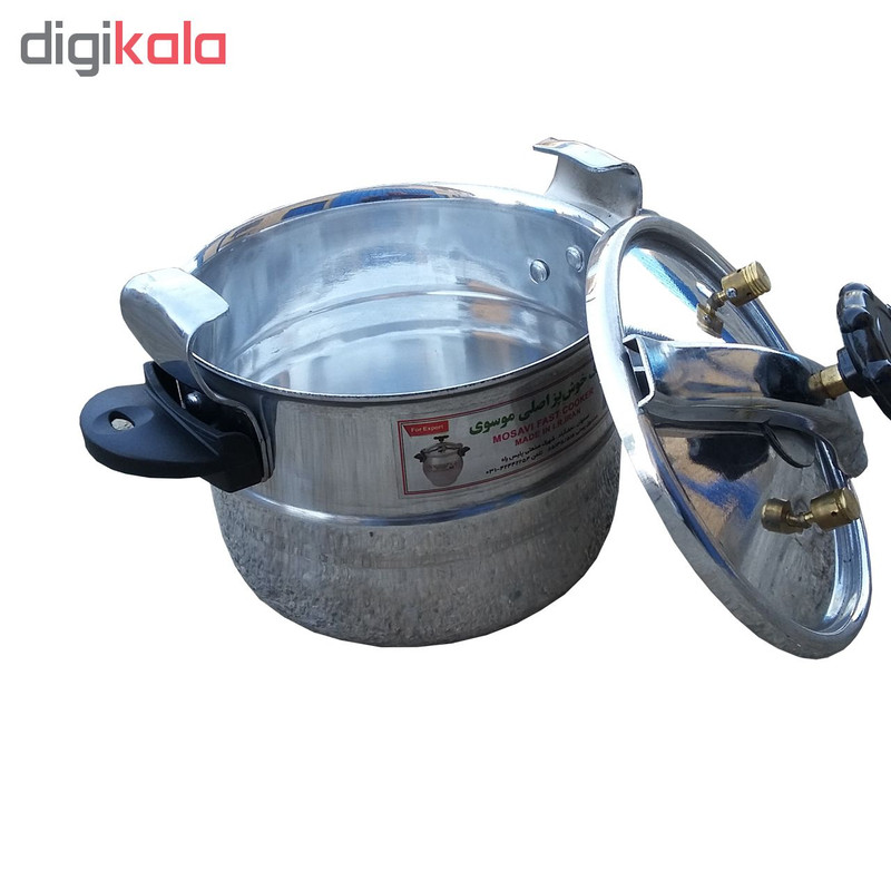 زودپز 8 نفره 5.5 لیتری موسوی مدل قابلمه ای