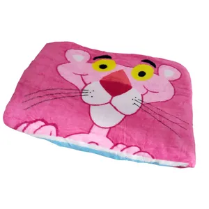 پتو مسافرتی مدل پلنگ صورتی سایز 180X220 سانتی متر