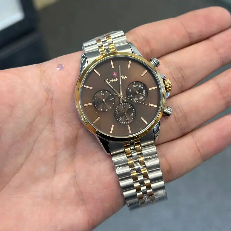 ست ساعت مچی عقربه ای زنانه و مردانه سوئیس آرت مدل 920020-348|920019