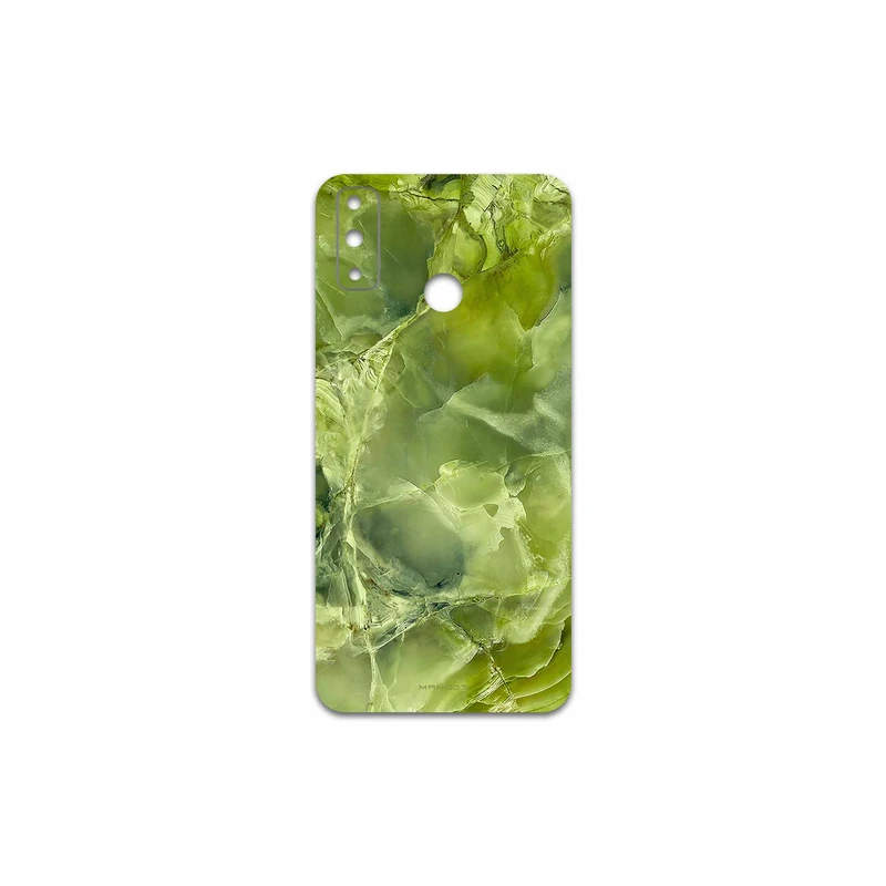 برچسب پوششی ماهوت مدل Green Crystal Marble مناسب برای گوشی موبایل هوآوی Y8s