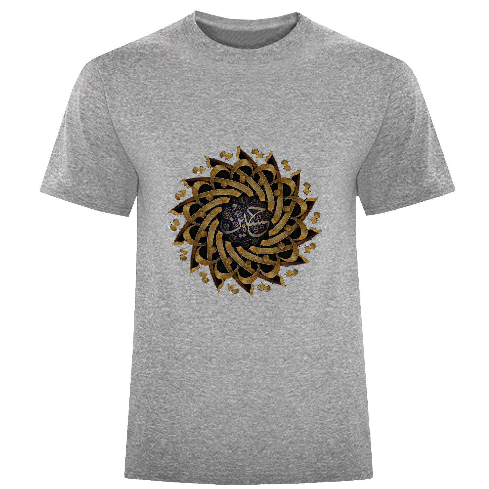 تی شرت آستین کوتاه مردانه مدل حسین D799