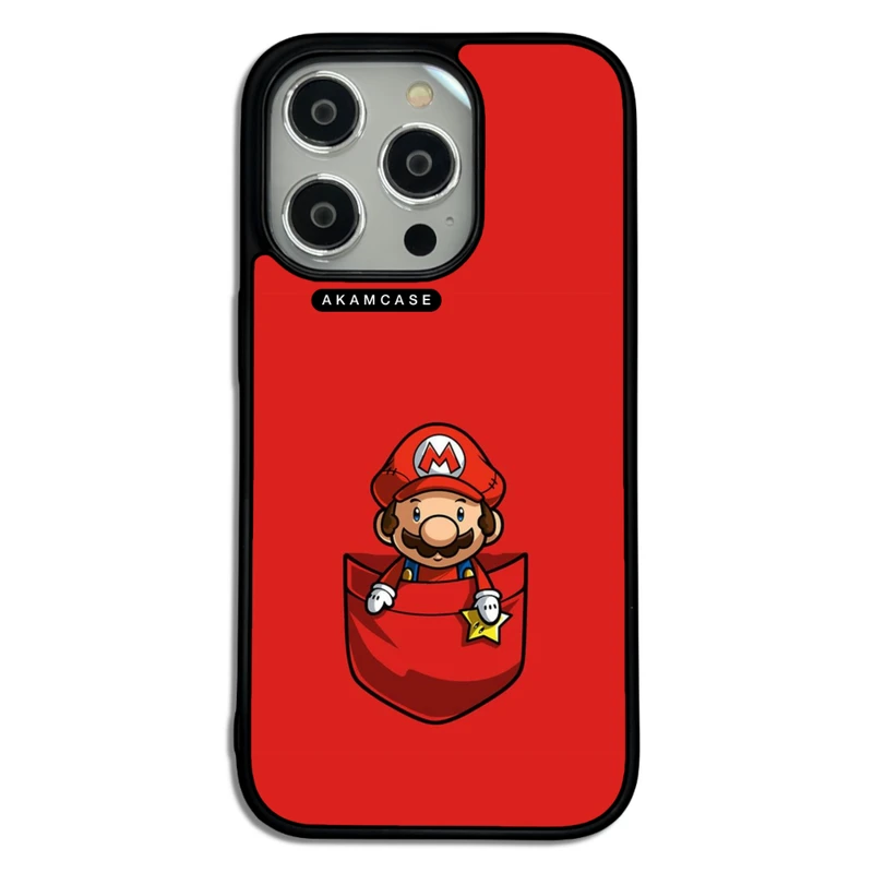 کاور آکام مدل AMC-WA14PRO-SUPER MARIO3 مناسب برای گوشی موبایل اپل iPhone 14 Pro
