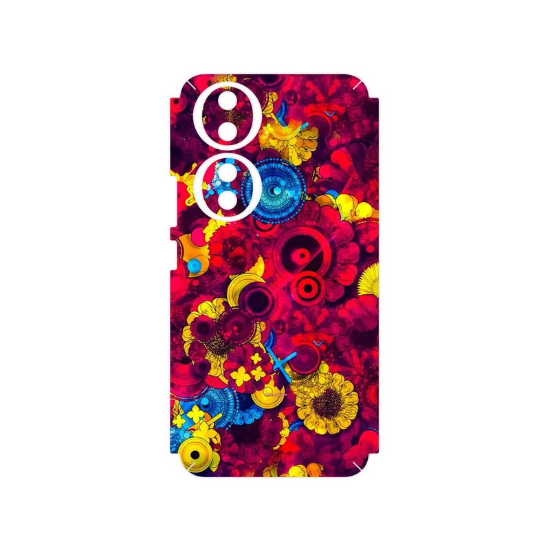 برچسب پوششی ماهوت مدل Vector Flower Garden Digital Art مناسب برای گوشی موبایل آنر 90