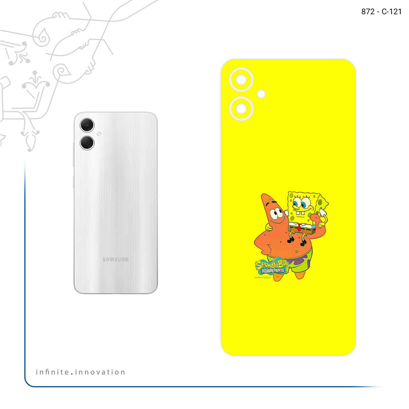 برچسب پوششی ماهوت مدل SpongeBob SquarePants مناسب برای گوشی موبایل سامسونگ Galaxy A05