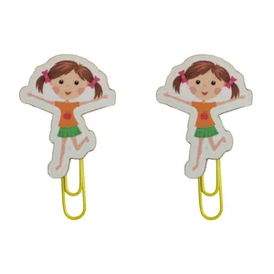 گیره کاغذ طرح  دختر  کد 31 بسته 2 عددی