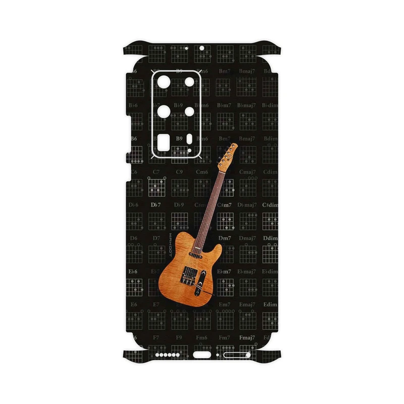 برچسب پوششی ماهوت مدل Guitar_Instrument-FullSkin مناسب برای گوشی موبایل هوآوی P40 Pro Plus