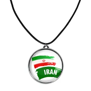 گردنبند خندالو مدل پرچم ایران کد 2052420521