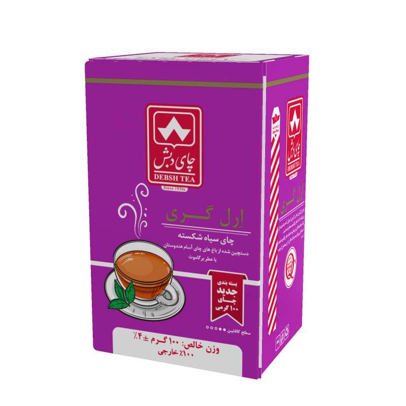 چای سیاه ارل گری چای دبش - 100 گرم