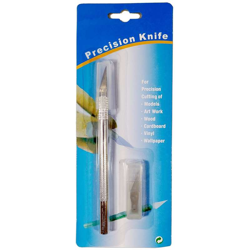 کاتر قلمی مدل Precision به همراه 5 تیغ کاتر کاتر قلمی مدل Precision به همراه 5 تیغ کاتر