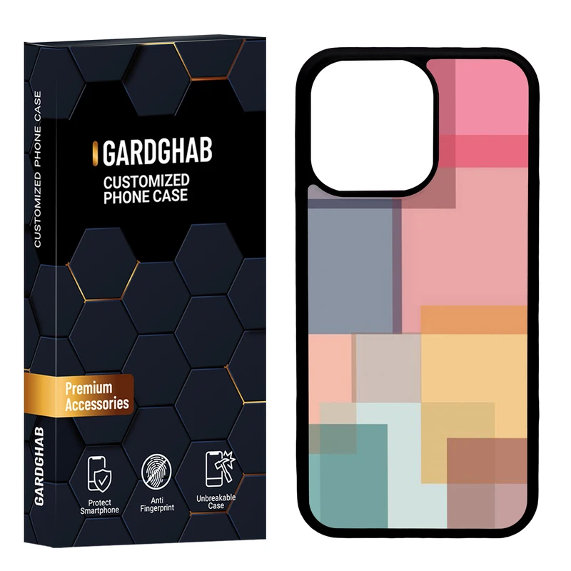 کاور گارد قاب مدل پشت گلس ساده مناسب برای گوشی موبایل اپل iPhone 13 Pro