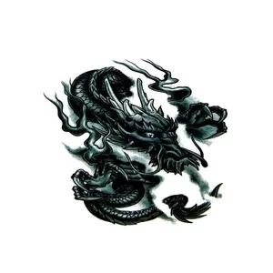 تتوی موقت طرح اژدها کد 00456