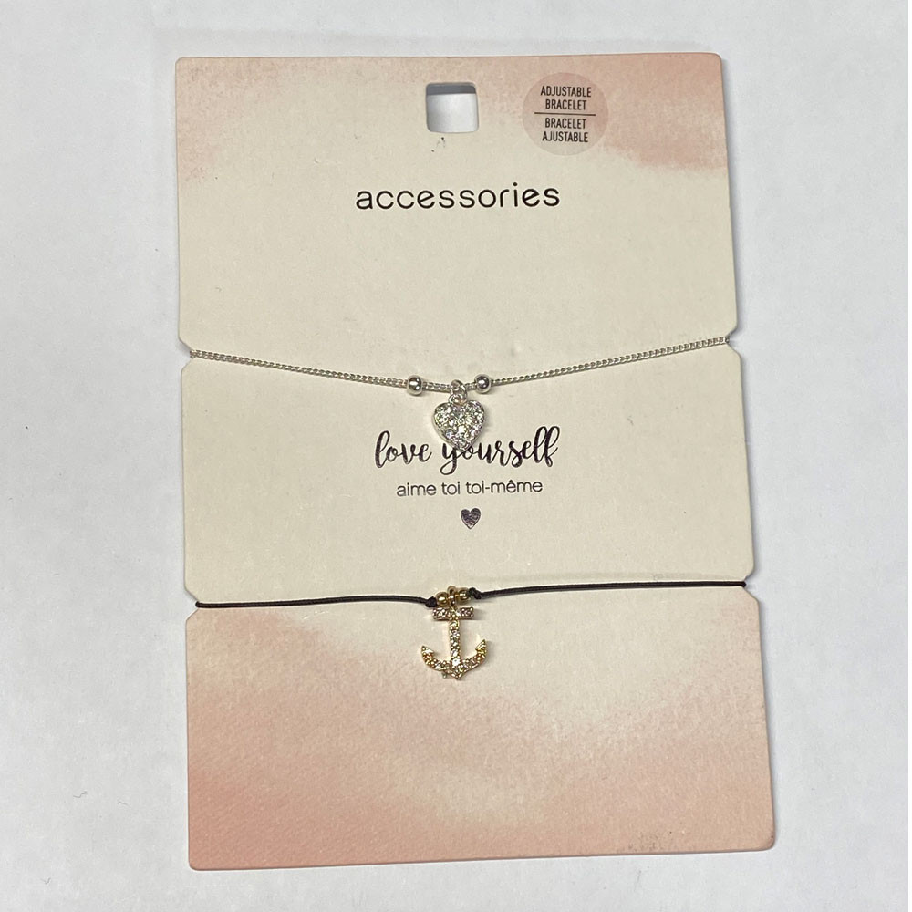 دستبند زنانه اکسسورایز مدل 782411 مجموعه 2 عددی