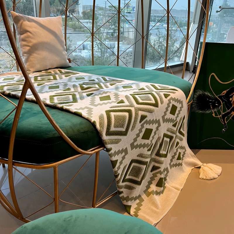 شال مبل مدل پانچ دوزی سایز 160x200 سانتی متر