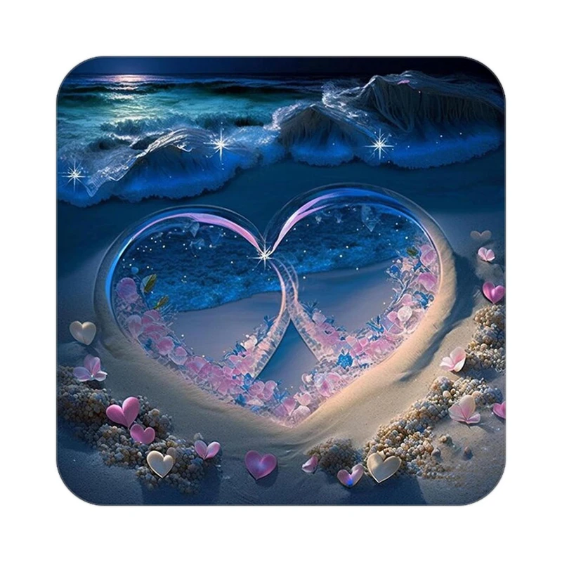 زیر لیوانی کاکتی مدل عاشقانه کد mp13461