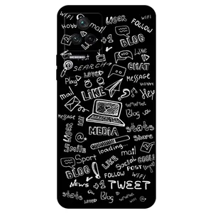 Megafone Social Media 1898 Cover For Xiaomi Poco F4 5G / Redmi K40S