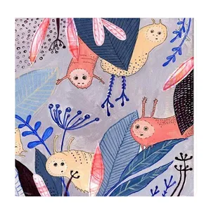 تابلو کودک و نوزاد طرح کرم های ابریشم کد wkt44