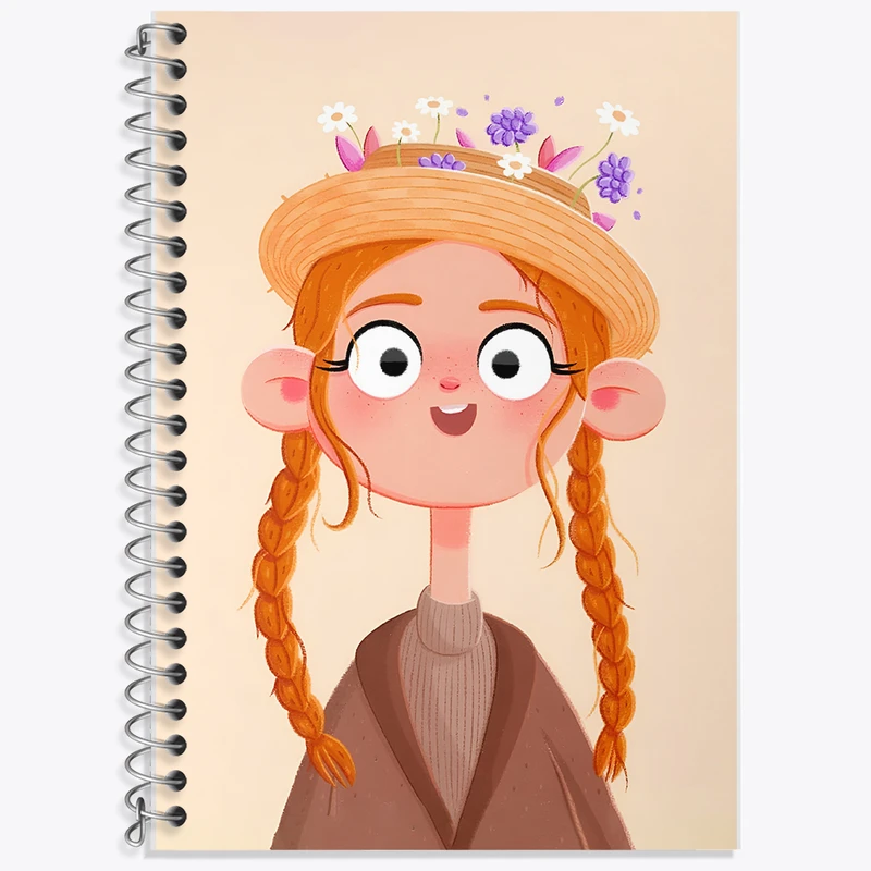 دفتر لغت 50 برگ خندالو طرح دخترانه کد F7659