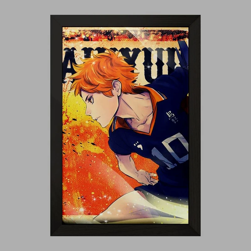 تابلو خندالو مدل هیناتا شویو انیمه هایکیو Haikyu  کد 17787