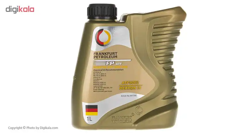 روغن گیربکس خودرو فرانکفورت پترولیوم مدل ATF9002 حجم 1000میلی لیتر