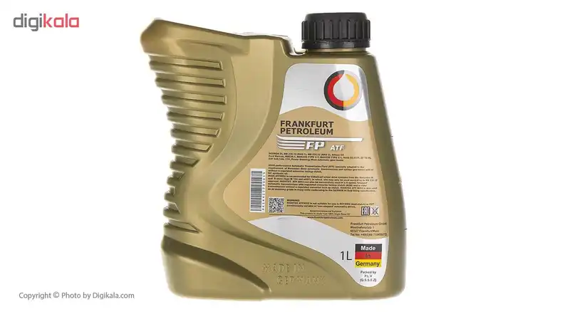 روغن گیربکس خودرو فرانکفورت پترولیوم مدل ATF9002 حجم 1000میلی لیتر