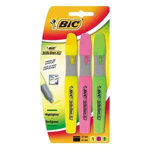 ماژیک علامت گذار بیک سری Brite Liner مدل XL - بسته 3 عددی