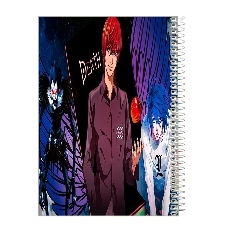 دفتر زبان 60 برگ طرح انیمه death note کد z586