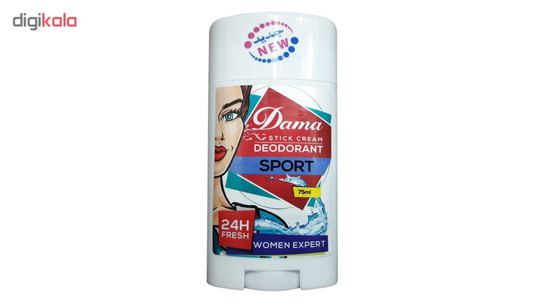 استیک ضد تعریق زنانه داما مدل Sport حجم 75 میلی لیتر