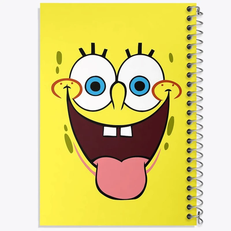 دفتر نت موسیقی 50 برگ خندالو مدل باب اسفنجی و پاتریک کد 1317