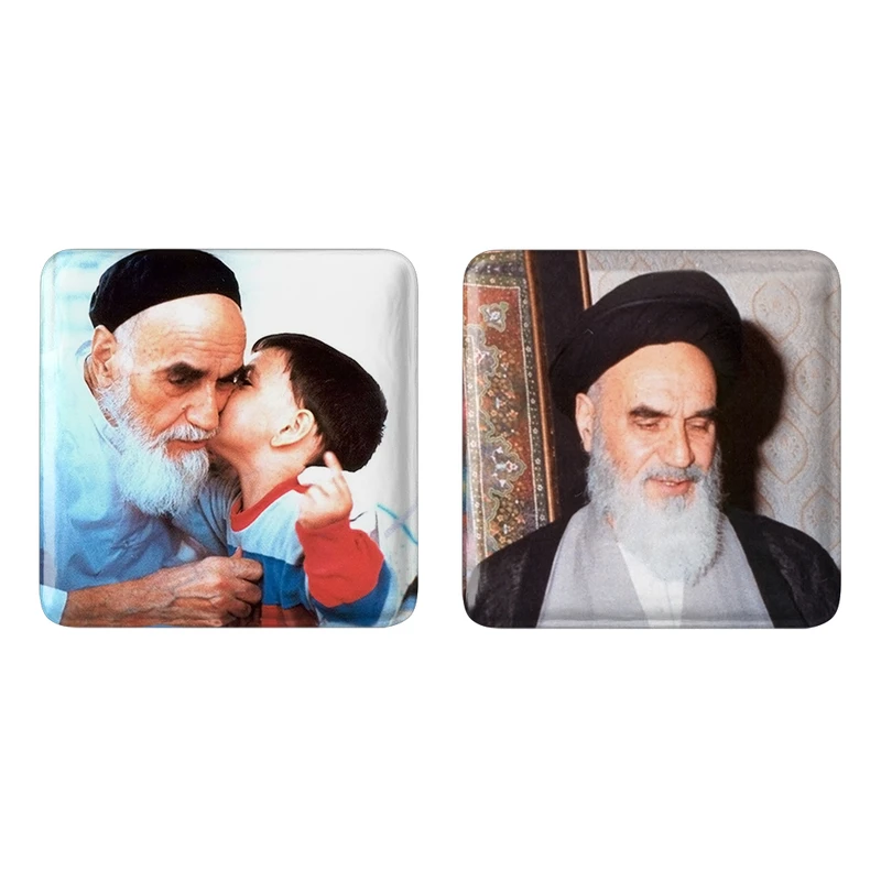 مگنت خندالو مدل امام خمینی (ره) کد 25562557 مجموعه 2 عددی
