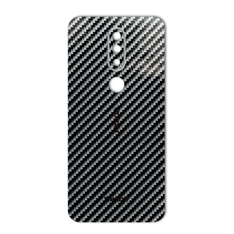 برچسب پوششی ماهوت مدل Shine-carbon Special مناسب برای گوشی Nokia 6.1 Plus-Nokia X6