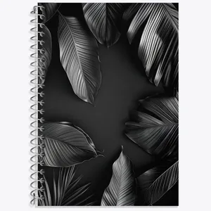 دفتر زبان 50 برگ خندالو مدل دو خط طرح برگ کد F5253