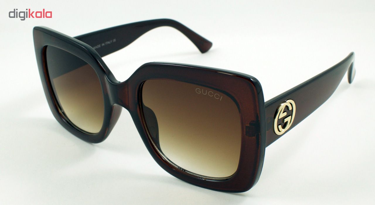 عینک آفتابی زنانه مدل Transparent Brown Bee Collection