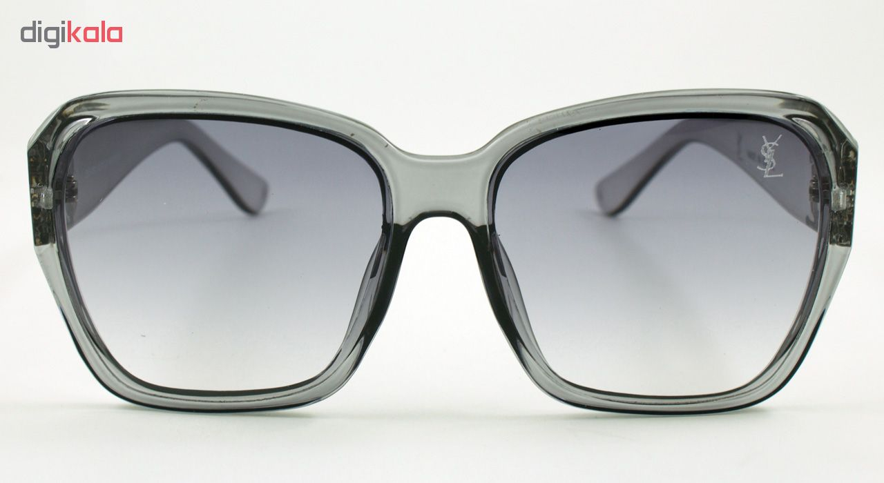 عینک آفتابی مدل Transparent Grey Cubic