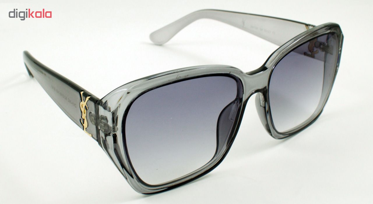 عینک آفتابی مدل Transparent Grey Cubic