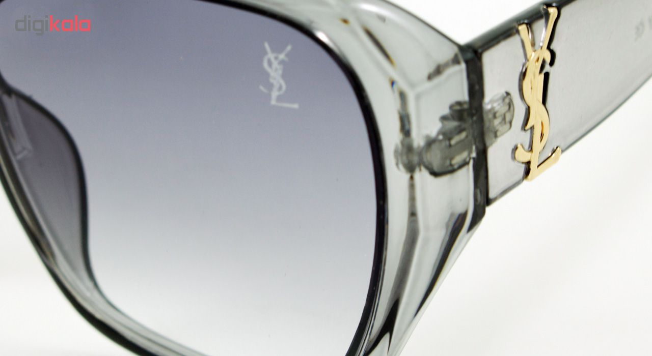 عینک آفتابی مدل Transparent Grey Cubic
