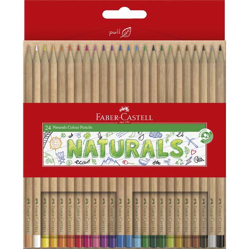 مداد رنگی 24 رنگ فابر کاستل مدل natural