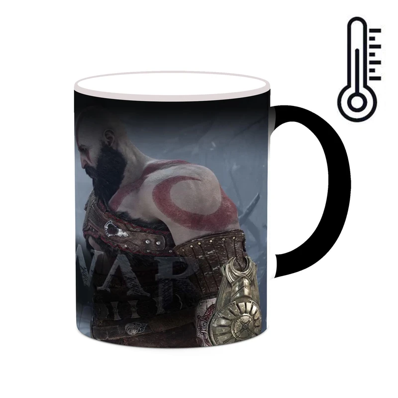 ماگ حرارتی کاکتی طرح گاد آف وار God Of War مدل mgh40637