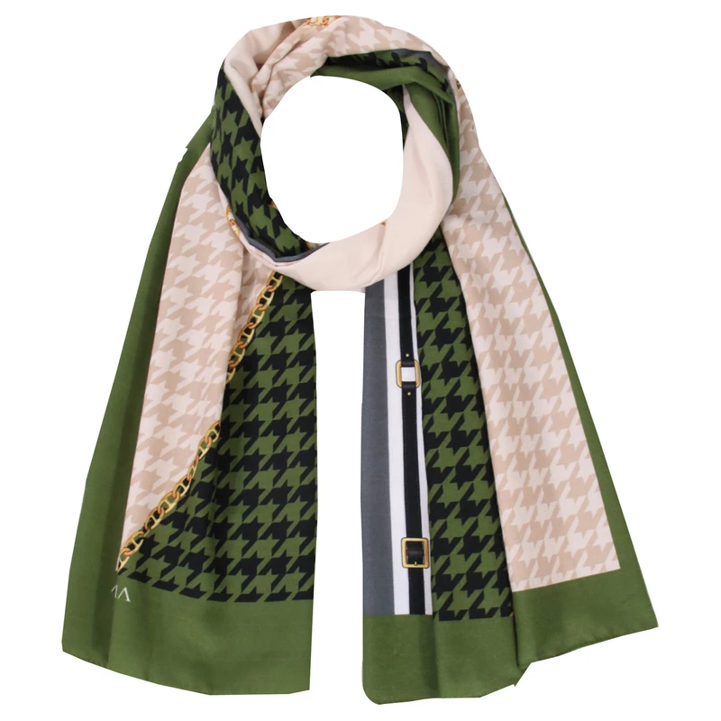 شال زنانه آنالیا مدل موهر پیچازی مزونی کد 2763