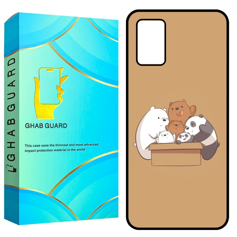 کاور قاب گارد طرح خرسی مدل GCHPA03S مناسب برای گوشی موبایل سامسونگ Galaxy A02s / M02s / A03s / F02s