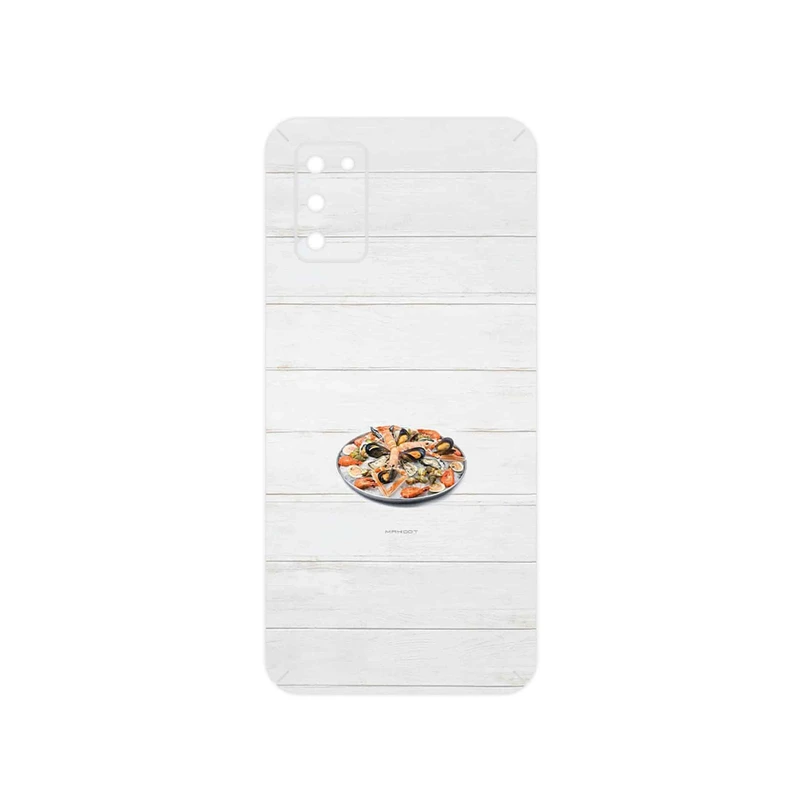 برچسب پوششی ماهوت مدل Seafood مناسب برای گوشی موبایل سامسونگ Galaxy A03S