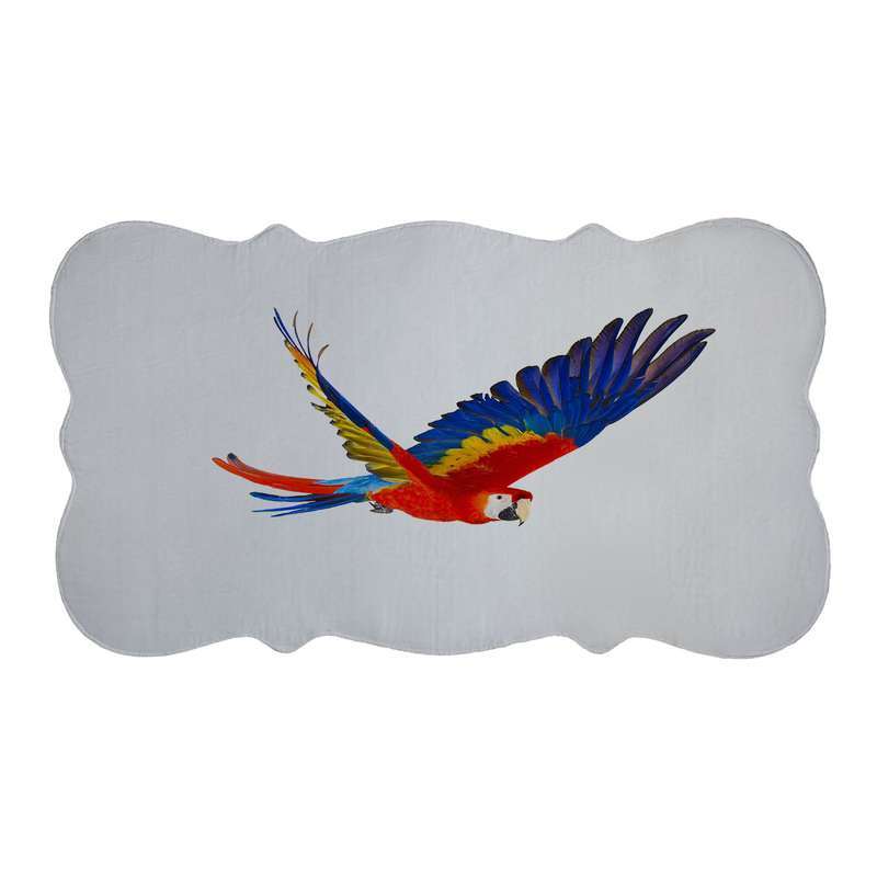 پادری مدل دالبر طرح طوطی کد 6181 سایز 110×60 سانتی متر