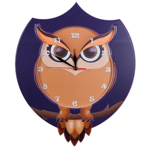 ساعت دیواری کودک طرح جغد کد CL-08