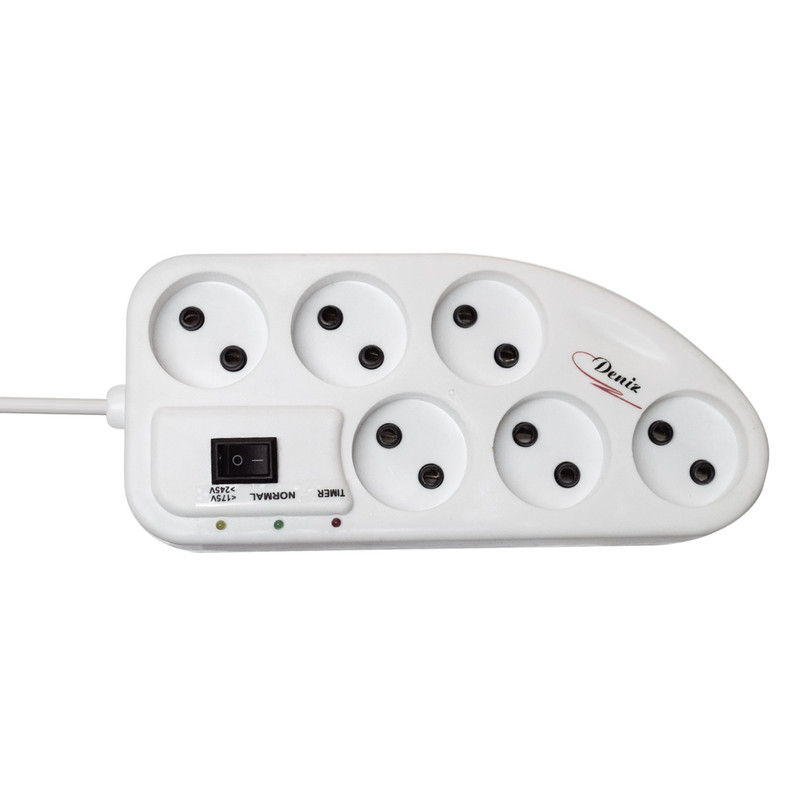 چند راهی برق و محافظ نوسان برق دنیز مدل KCH_060