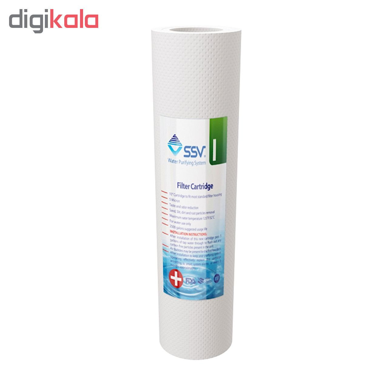 فیلتر  تصفیه آب خانگی  اس اس وی مدل Plus بسته 4 عددی