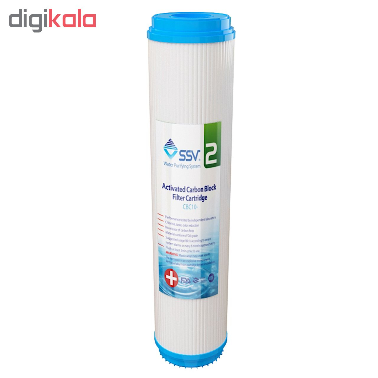 فیلتر  تصفیه آب خانگی  اس اس وی مدل Plus بسته 4 عددی